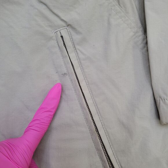 Vintage Colombia Windbreaker Jacket Large 26x27 Oversized - Picture 14 of 16